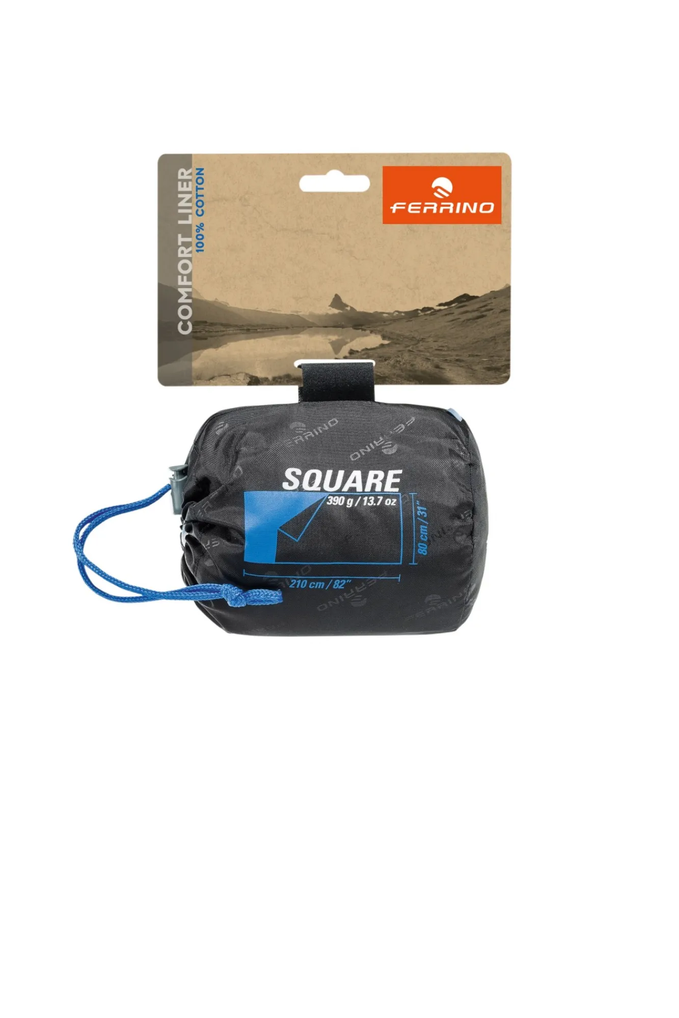 Ferrino COMFORT LINER SQ blu> Sacchi Lenzuolo | Trekking