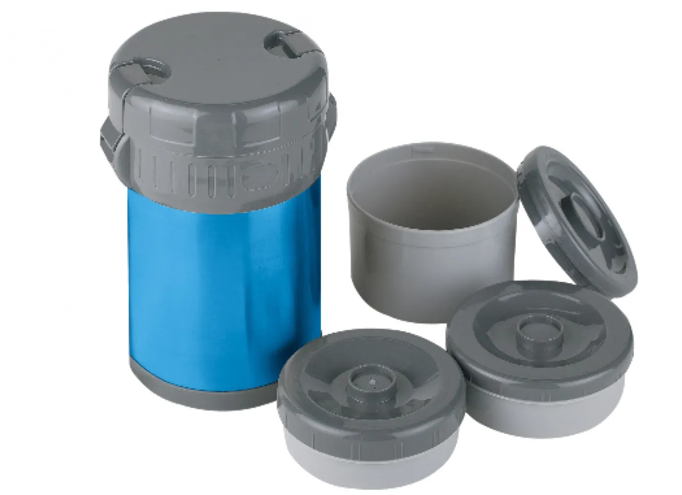 Ferrino PIETANZIERA CON CONTENITORI 1500 ml> Popote | Camping