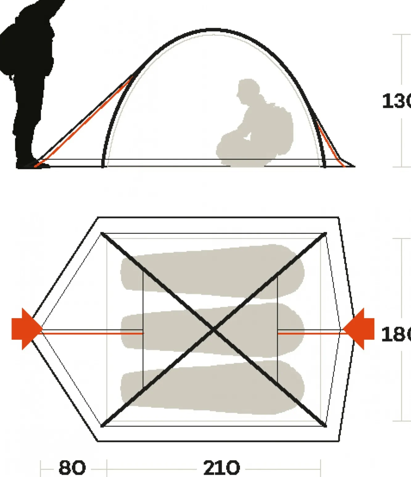 Ferrino TENDA KALAHARI 3> Outdoor Classic | Trekking