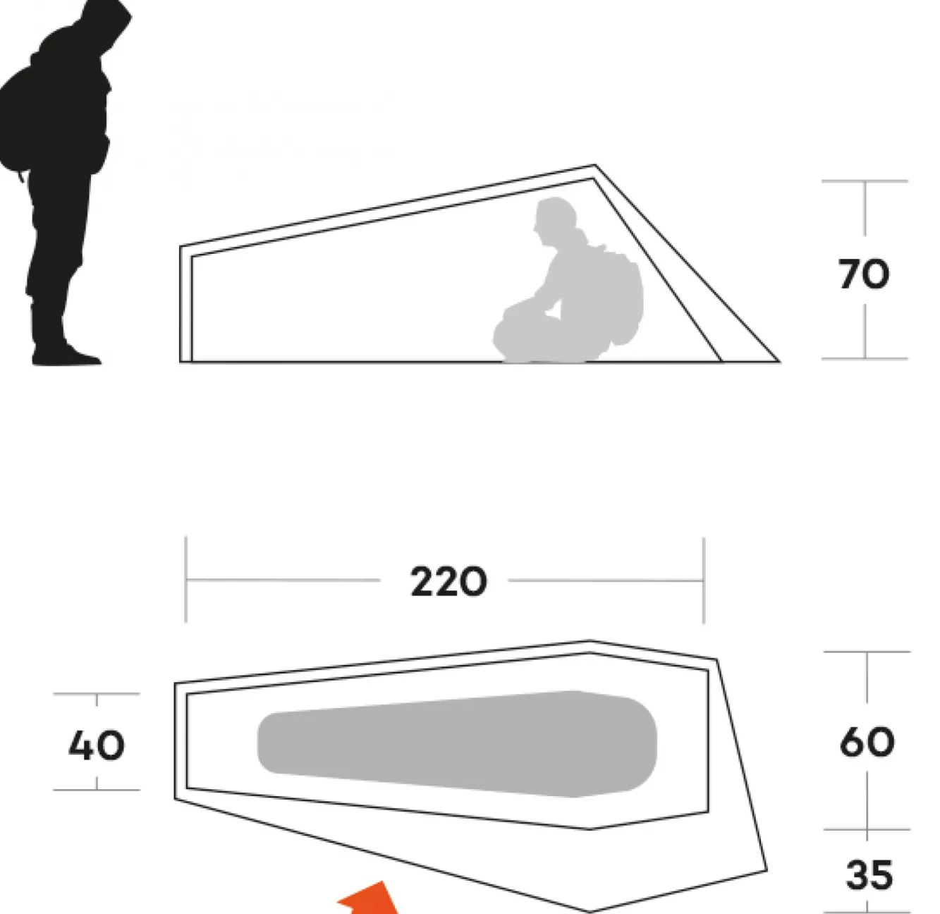 Ferrino TENDA PIUMA 1> Ultra Light Adventure | Trekking