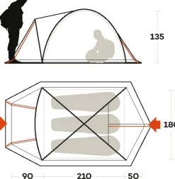 Ferrino TENDA SKYLINE 3 ALU><noscript><img width=