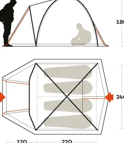 Ferrino TENDA TENERE 4 blu><noscript><img width=