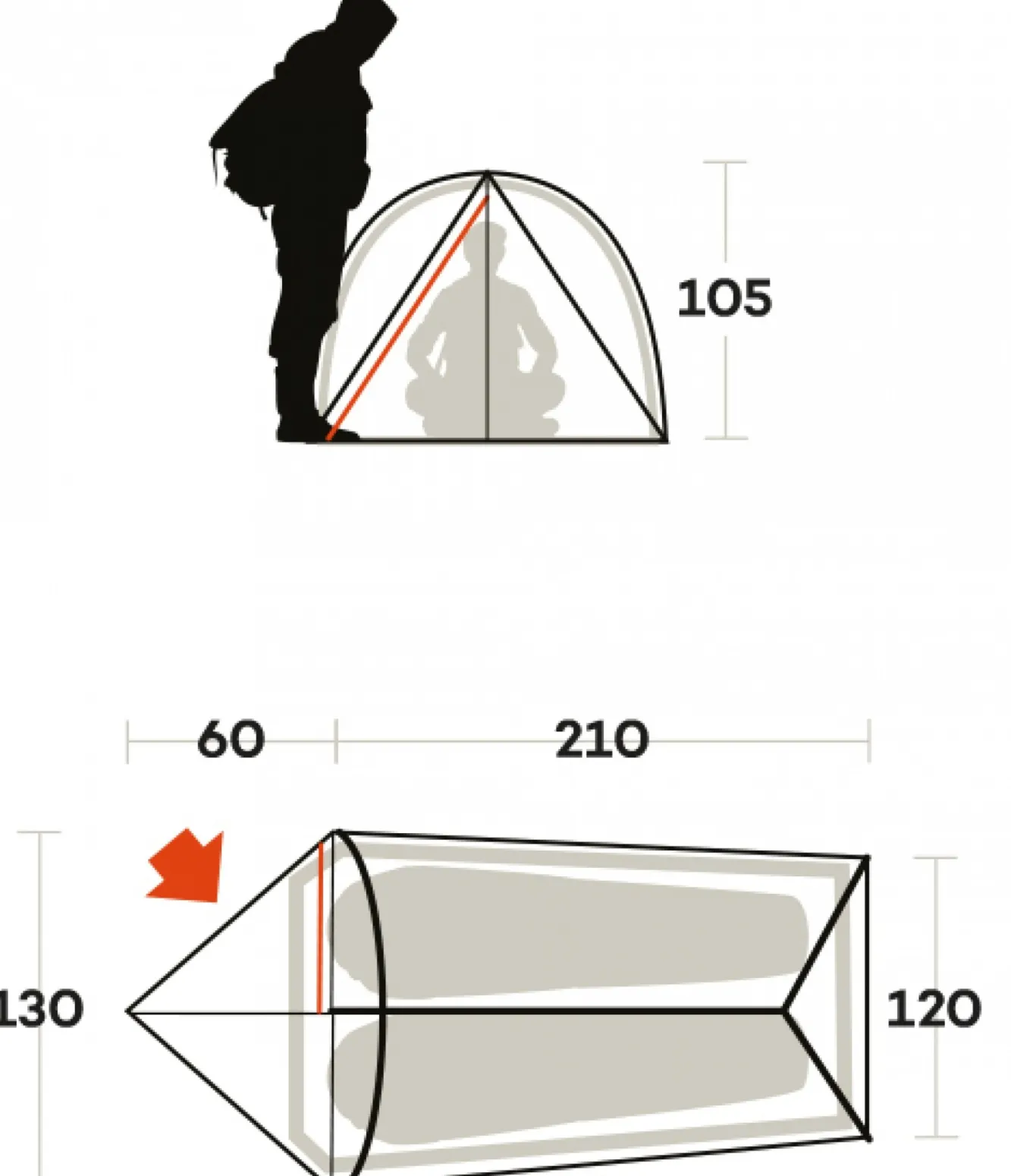 Ferrino TENDA THAR 2> Light Adventure | Trekking