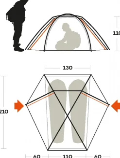 Ferrino TENDA TRIVOR 2><noscript><img width=