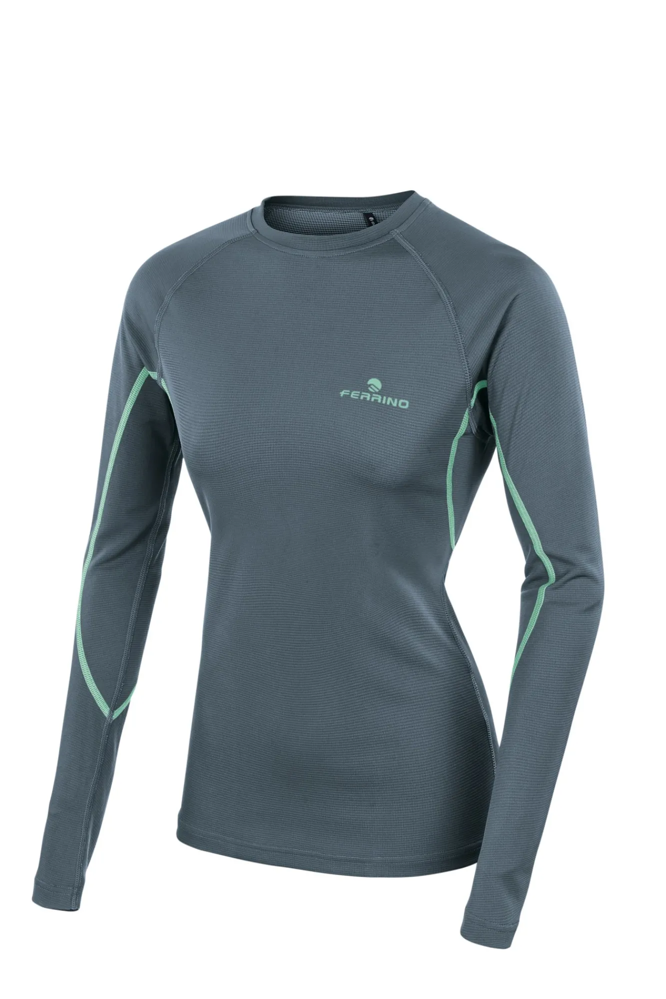 Ferrino WEISSHORN T-SHIRT WOMAN steel>Donna T-shirt E Camicie | Alpinismo E Scialpinismo